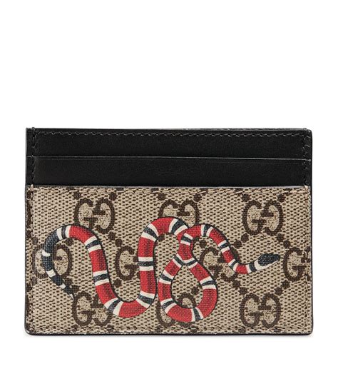 gucci kingsnake card holder fake|gucci gg marmont card holder.